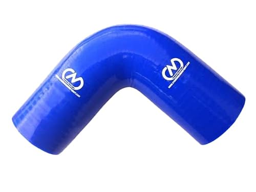90 Degree Silicone Elbow Hose Pipe [Universal] (Blue, 90mm)