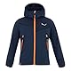 Salewa Unisex Agner Melange Pl K Fz Hdy Hoodie, Navy Blazer Melange/4570, 164 EU