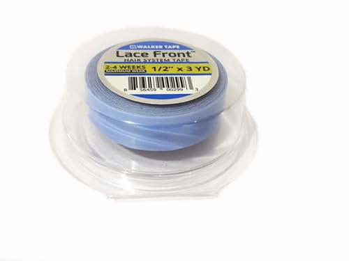 Image of Ritzkart Lace Front Tape Thin Adhesive - Double Sided Hair System Tape Roll Max Hold 2-4 Weeks 3-12 Yards Waaker Tape (1.2 x 3 yrd)