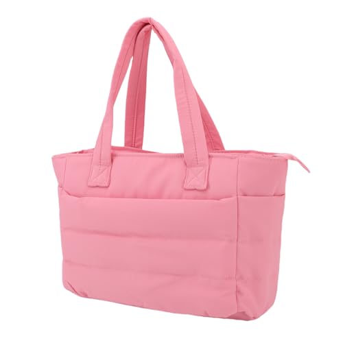 Puffy Dead Bag, Fashionable Simple Shoulder Bag Filled for Daily Use for Your (Pink)2