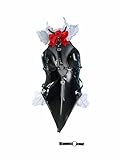 miccostumes Womens Anime Costume Maid Cosplay Gothic Bodysuit and Thigh Socks with Headdress (S)