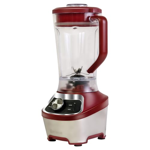 Kenmore Countertop Blender – Electric Mixer for Smoothies, Ice Crush & Pulse Function, Heavy Duty Tritan plastic Pitcher Mixer With 6 Speed, Kitchen Appliance, Dishwasher-Safe Jar, Red by Koolatron - Image 5
