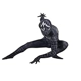 Black Hero Spandex Costume Halloween Unisex Cosplay Bodysuit (Adult-S)
