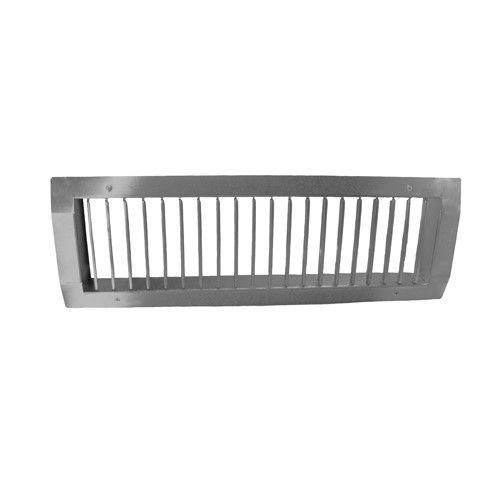 Grille de ventilation avec ailette unique pour tube spiralé 325 x 75-625 x 225 mm