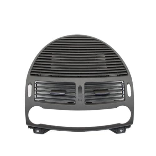 Grille d'aération centrale W211 pour tableau de bord Mercedes Classe E 2003-2008 gris foncé
