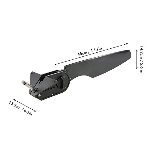SLPB Glass Nylon Kayak Acessórios Pesca Kayak Boat Leme Peças de reposição Pé Steering Control Siste