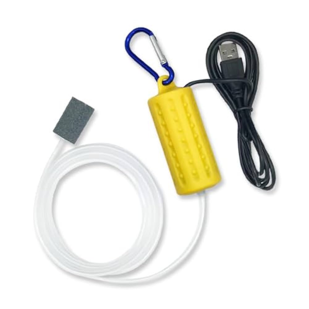 エアーポンプ Amazon.co.jp: エアーポンプ イエロー 釣り 水槽 USB給電 酸素