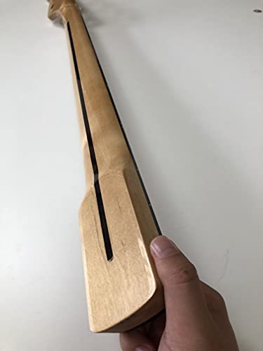 Gloss 5 String Electric Bass Guitar Neck 20 Fret 34 Inches Maple Fingerboard Black Block Inlay #TOP2