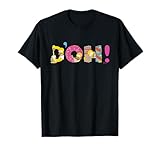 The Simpsons Homer Simpson Beer and Donuts Letters D’OH! T-Shirt