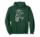 Roller - Scooter Mopedfahrer Moped - Pullover Hoodie