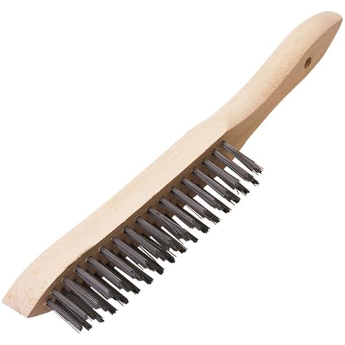 Draper 31548 Expert Heavy Duty 3 Row Wire Scratch Brush,Grey/Brown,310mm