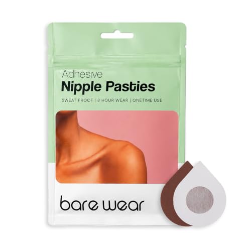 Image of bare wear Nipple Pasties Waterproof & Sweat-Proof |Safe to Use Directly on Skin