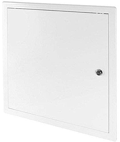 Access Panel with Lock 450mm x 450mm / 18'' x 18'' White Inspection Door Hatch