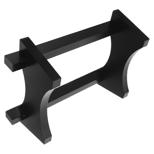 TOYZFRIENDY Base de Madera para Barril de Roble Envejecido de 3 Litros, Soporte Dispensador de Bebidas en Color Rojo Oscuro, Elevador para Frascos y Jarras, Adecuado para Organización