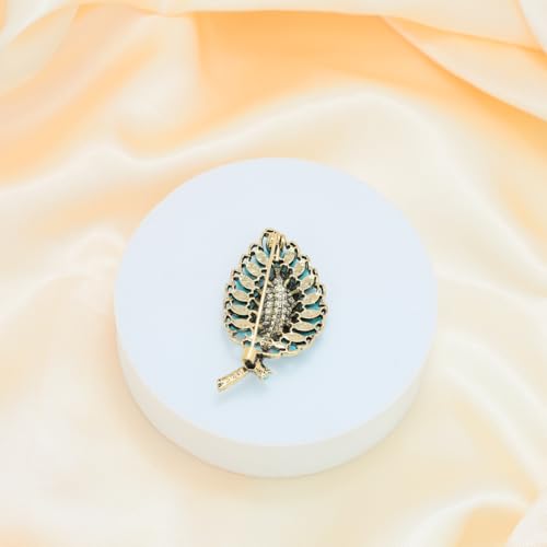 Image of Turquoise West Cowboy Oval Tear Drop Brooch Pin for Women Retro Brooches Pins Classic Fashion Jewelry Accessories Gift