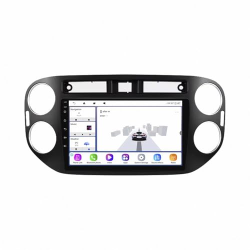 GPS Poids Lourd pour VW Tiguan Autoradio Android 8 Cœurs 4G 64G