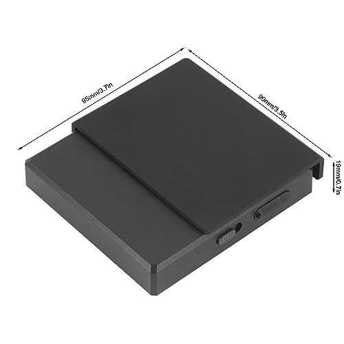 Bilancia per caffè con timer, bilancia digitale per caffè espresso a goccia, bilancia da ricaricabile ad alta precisione da 0,1 g con funzione tara, display a LED (Nero)