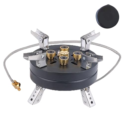 Hornillo de camping, hornillo portátil, hornillo de camping, estufa de exterior ligera, hornillo de camping Cheif, hornillo de camping compacto para cocina al aire libre, senderismo, picnic