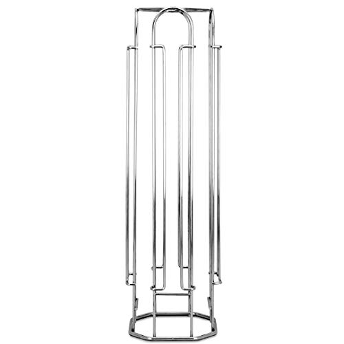 MS Aramados, 31176, Suporte Porta 32 Cápsulas de Cafe Dolce Gusto Cafeteira, cor Cromado, Aço