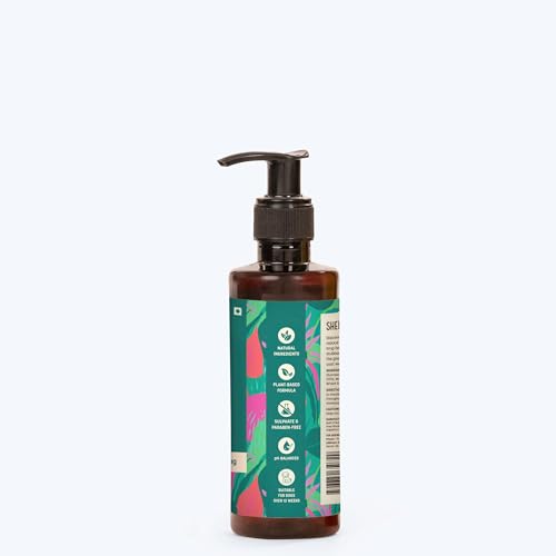 Image of HUFT Shed Control Natural Dog Shampoo (Over 12 Weeks) - Hempseed Oil - 200ml | Reduces Shedding & Promotes Healthy Coat | Best for Labrador, Golden Retriever & German Shepherd | for All Breeds