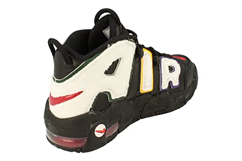 Nike Air More Uptempo GS Basketball Trainers DQ7780 Sneakers Shoes (UK 5 US 5.5Y EU 38, Black University red White 001)3