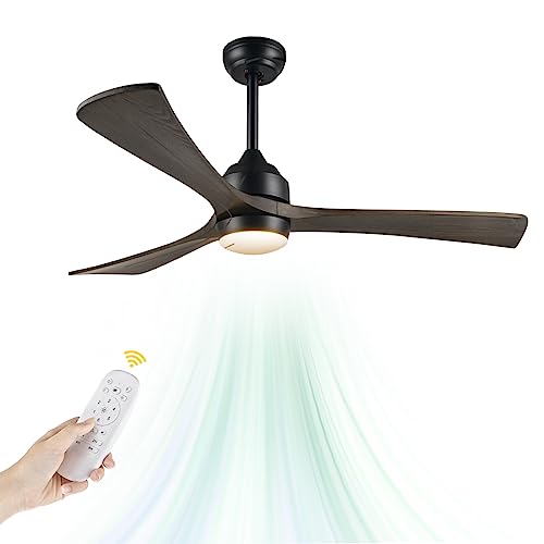 ACA Trading 52” Ceiling Fans with Lights Remote Control, Reversib...