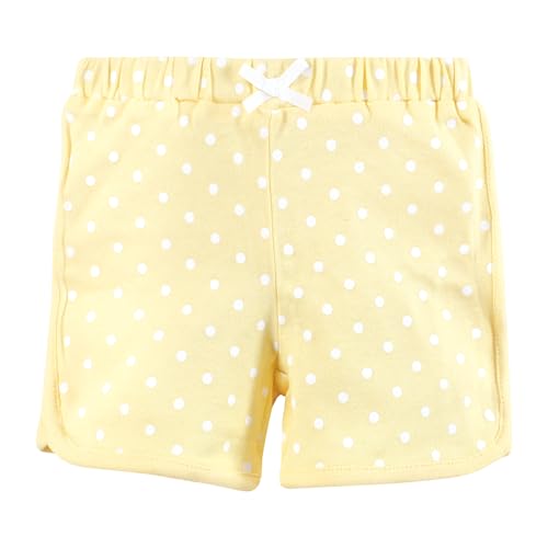 Hudson Baby Infant Girls Shorts Bottoms 4-Pack, Cheerful Flower, 4T — view 5