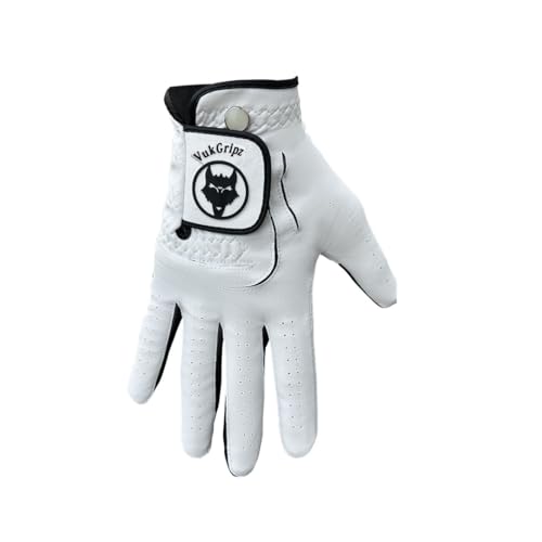 VukGripz Condor Golf Glove | White | Left | XL