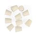 stonylab 10-Paquete Tapones de Goma Sólida, con Blanco Tapones de Sello de...