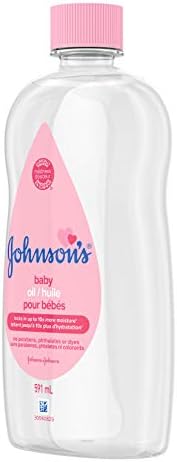 Johnson's Baby Oil Moisturizer & Massage Oil for Skincare, Hypoallergenic Formula for Delicate Skin, Locks in Moisture, Dermatologist Tested, Mineral Oil, 591 mL — view 7