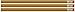 Gold Hexagon #2 Pencil, Eraser. 36 Pack. Express Pencils