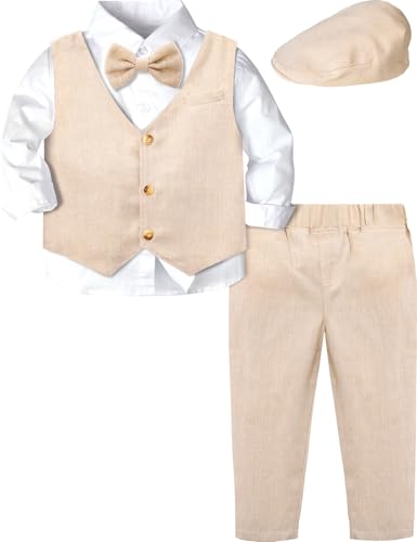 Ensemble chemise et gilet bébé confortable pour éviter les pleurs en fête