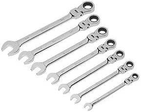 Crescent X6 4-in-1 Ratschlüssel Set – 2-teilig, SAE, Passt Auf 6 Befestigungstypen, Größen 5/16" Bis 3/4"