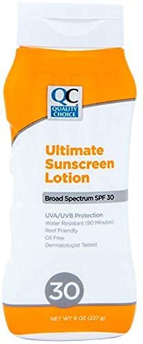 Protetor solar corporal Quality Choice FPS 30, loção, 240 mL