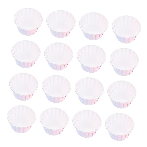 GRADENEVE 100pcs Muffin Cup Paper Cups Cake Stand White Muffin Paper Cups Ice Cream Cups Mini Muffin Cups Cupcake Wrappers Cake Baking Cups Paper Sundae Bowls Cup Cake Stand Cake Ramekin