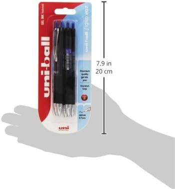 uni-ball Signo Gel UMN-207 Retractable Rollerball Pens - Blue, Pack of 5, 1 count (Pack of 5) - Image 4