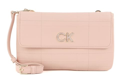 Calvin Klein Re-Lock Xbody petit sac bandoulière rose matelassé femme