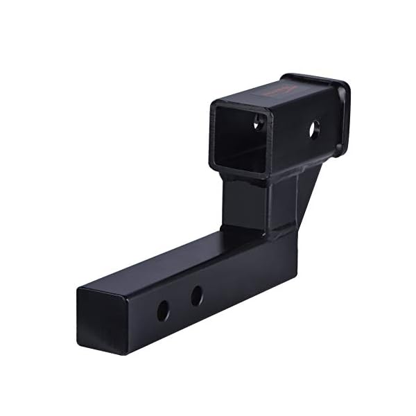 Towever 84122 Towever Hitch Extender 2 Inch Receiver with 4" Drop/Rise