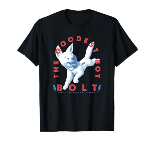 T-shirt Disney Bolt en coton anti-déformation pour style durable