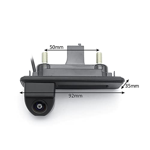 Image of Vlicevrn CCD Car Rear View Camera Trunk Handle with Fish Eye Lens Night Vision Backup Parking Camera Waterproof IP68 Vehicle Camera for Audi A1 /A4L /Q3 /Q5 /S5 /A8L /A6L /A3 Hatchback /VW /Skoda