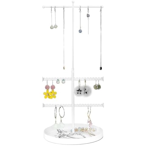 Porte à bijoux QWORK réglable Cover