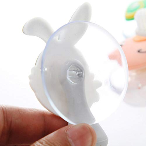 Mangdunt Kids Toothbrush Holder, Cute Cartoon Animal Toothbrush Holder With Suction Cup, 12 Pack #TOP5