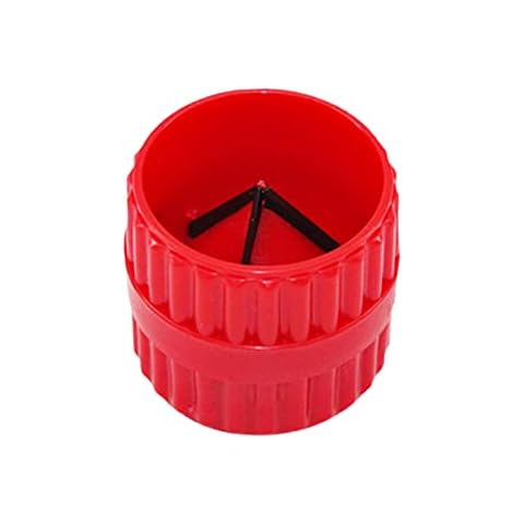 Amfrpar 2 in 1 PE Rohr Entgrater Kunststoff 5-38 mm Rohrentgrater Deburring Tool Handentgrater für Kupferrohr Innen und Außen Cover