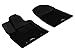 3D MAXpider All-Weather Floor Mats for DODGE DURANGO 2011-2012 / JEEP GRAND CHEROKEE 2011-2013 Custom Fit Car Floor Liners, Kagu Series (1st Row, Black)