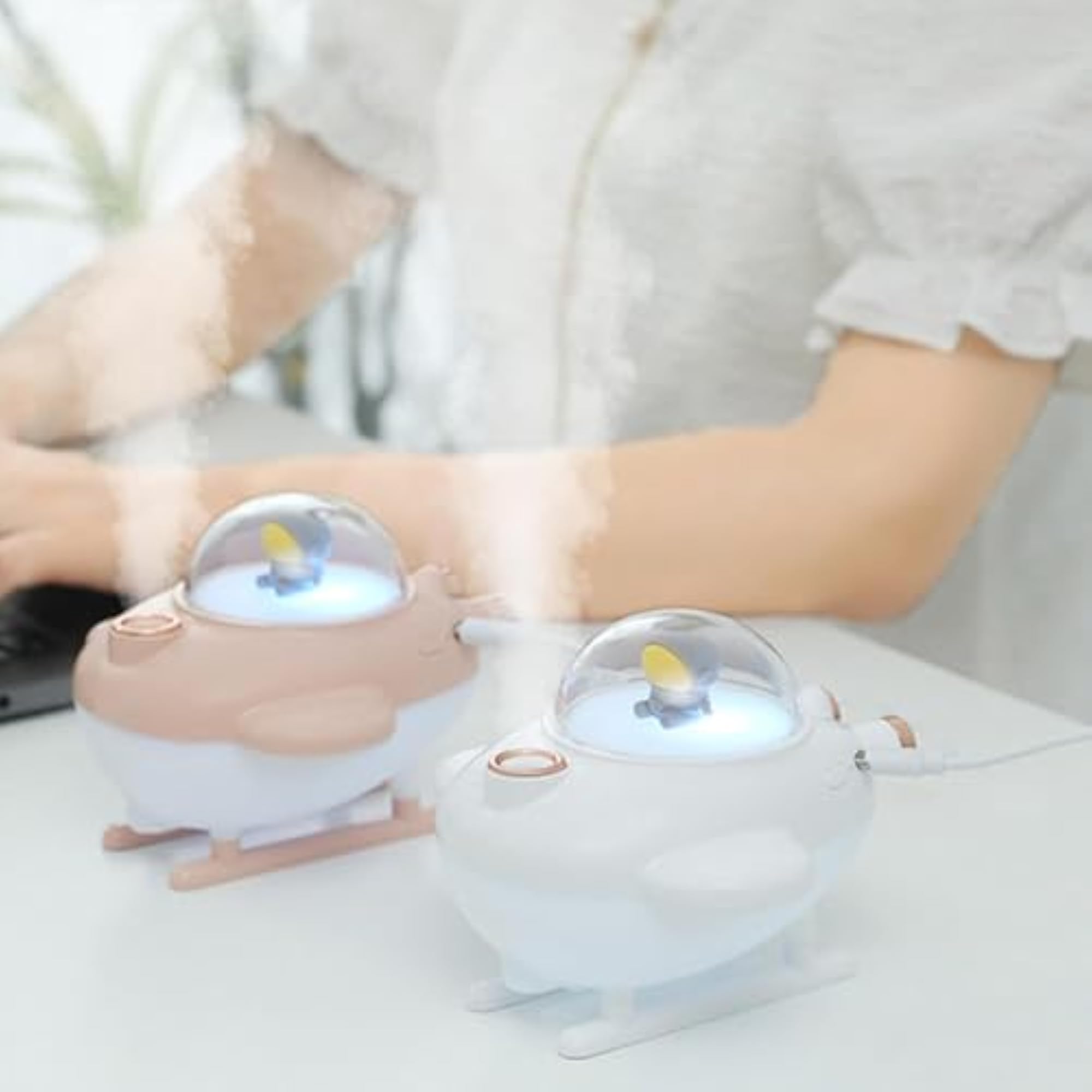 USB Timer Essential Oil Diffuser for Home Desktop Living Room