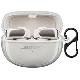 FINON for Bose Ultra Open Earbuds 用 ケース イヤホンケース ストラップ おしゃれ クリア シンプル (ドット加工 - クリア)