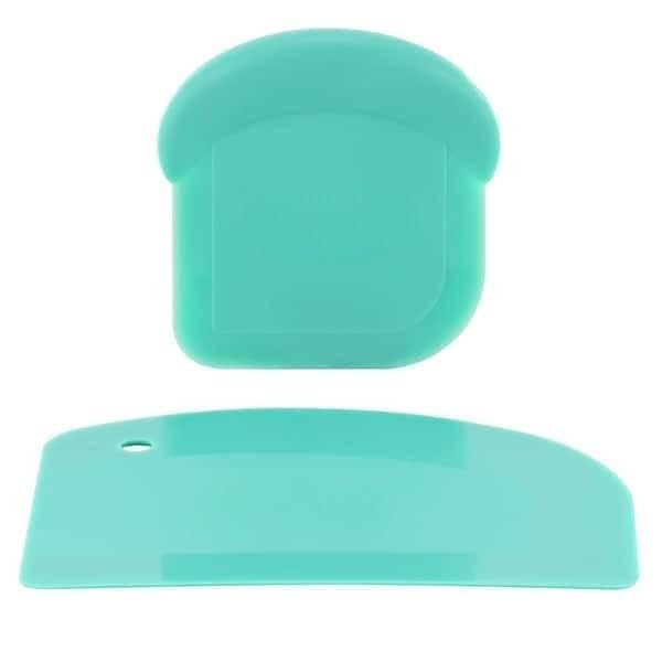 For 2 Piece Polypropylene Scraper Set in Turquoise