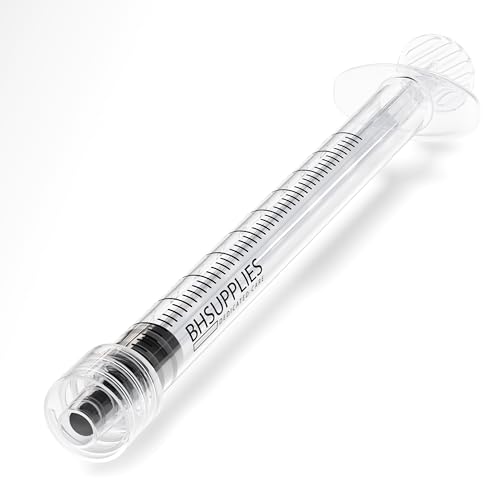 BH Supplies Luer Lock Tip Syringes (No Needle) - Non Sterile, Bulk Packaging (1ML-500)