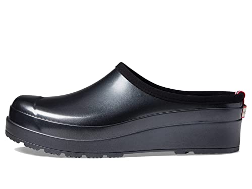 Hunter Original Play Nebula Clogs For Women Offers Man-Made Upper, Waterproof Upper, And Textured Sole And Soft Lining Black 9 M #TOP6
