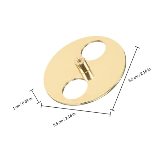 TOYMYTOY ゴールド金属製DIYキット多用途オルゴールの鍵交換用巻き上げキー音楽箱やスノードームの装飾やクリエイティブプロジェクトに最適な巻き取りハンドル